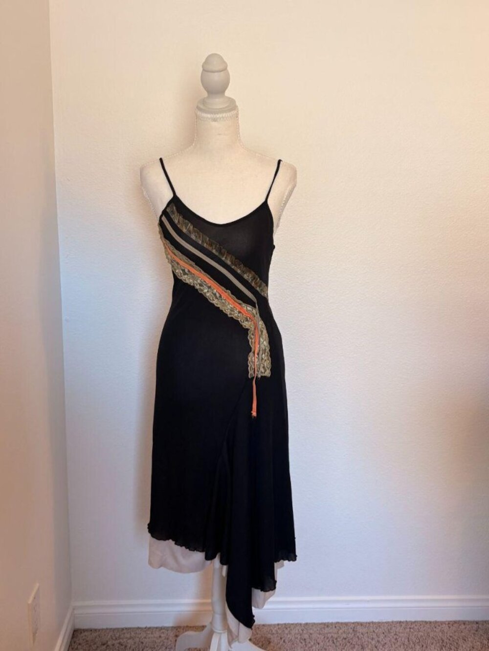 LULU.H Paris mesh slip dress 🇫🇷✨ Size XS–S